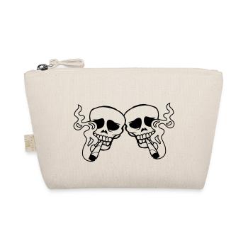 Team 2 Joint Skulls - Organic Pouch - nature - Front