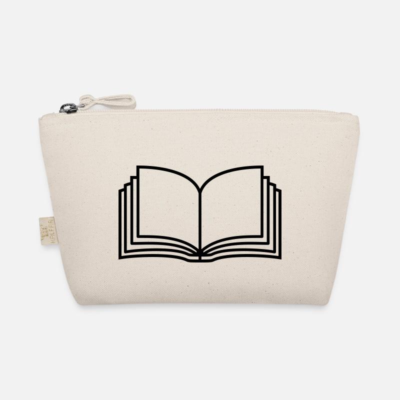 Novel Open Book Pages Organic Pouch