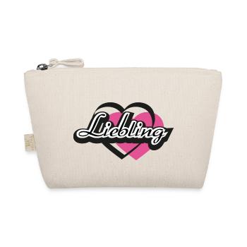 Kosenname Liebling Herz - Bio-Täschchen - Natur - Vorne