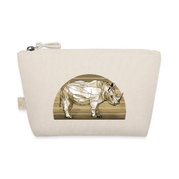 Nashorn - Bio-Täschchen - Natur - Vorne
