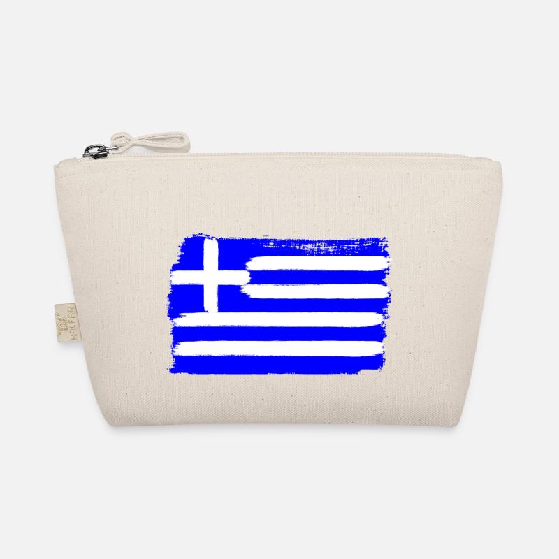 Drapeau de la Grèce utilisé look Trousse biologique
