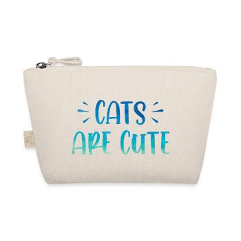 Cats Are Cute Cat Lover Training Animals Pets Pet - Bio-Täschchen - Natur - Vorne