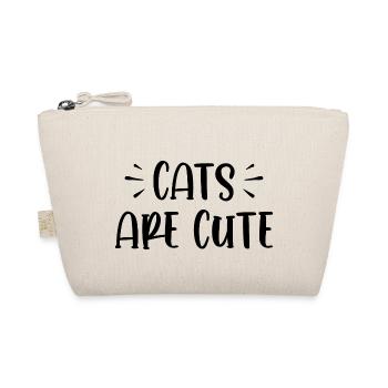 Cats Are Cute Cat Lover Training Animals Pets Pet - Bio-Täschchen - Natur - Vorne