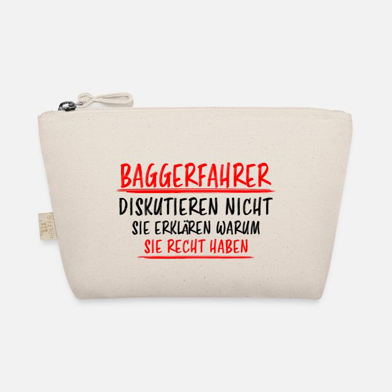 Baggerfahrer Lustiger Spruch Bagger Beruf Geschenk Bio-Täschchen