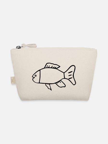Fisch - Bio-Täschchen - Natur
