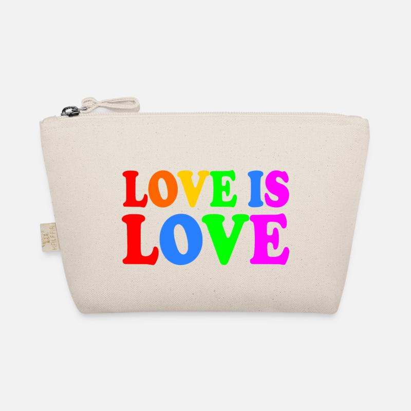 Love is love - Bio-Täschchen - Natur