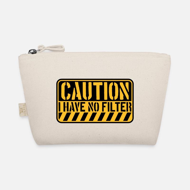 caution no filter Zitat Bio-Täschchen