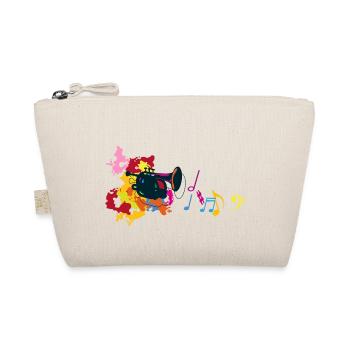 trumpet music note cle sol fantasy - Organic Pouch - nature - Front