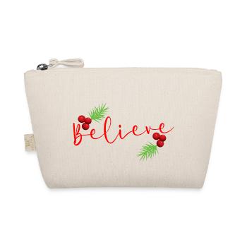Believe In Christmas - Organic Pouch - nature - Front