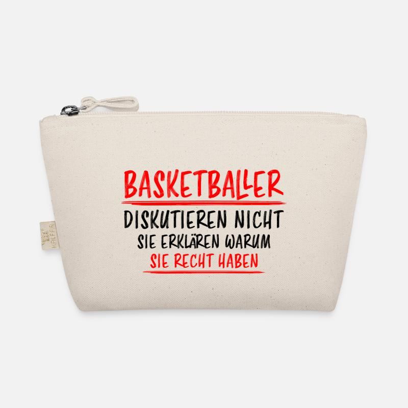 Basketballer Lustiger Spruch Basketball Geschenk - Bio-Täschchen - Natur