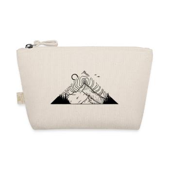 Triangle Mountains Contour Lines - Organic Pouch - nature - Front