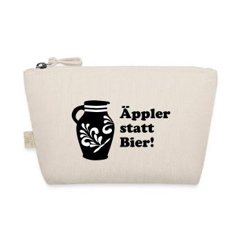 Bembel "Äppler statt Bier" #Frankfurt #069 #Bembel - Bio-Täschchen - Natur - Vorne