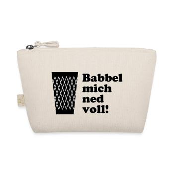 Ribbed babble me ned full! #FrankfurtShirts - Organic Pouch - nature - Front