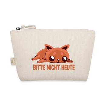 Katzen Zubehör lustiges Katzenhalter Katzen - Bio-Täschchen - Natur - Vorne