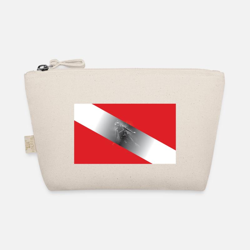 Diving Flagg - Bio-Täschchen - Natur