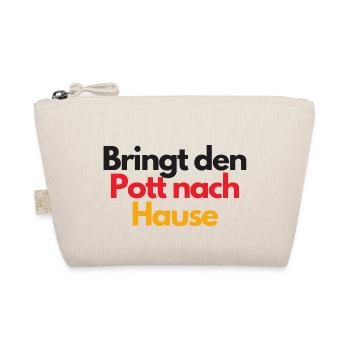 Fußballspruch Germany Deutschland WM - Bio-Täschchen - Natur - Vorne