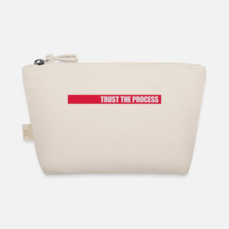 trust the process Zitat Bio-Täschchen