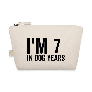 7 in Dog Years - Organic Pouch - nature - Front
