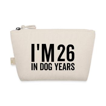 J’ai 26 ans dans Dog Years - Trousse biologique - nature - Devant