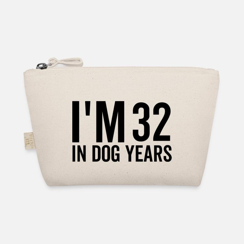 Ich bin 32 in Hundejahren Bio-Täschchen