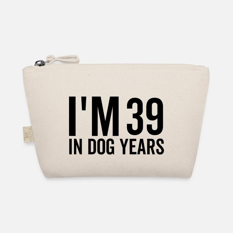 Ich bin 39 in Hundejahren Bio-Täschchen