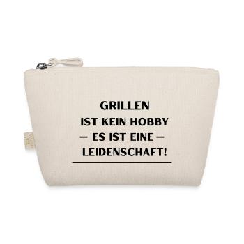 Grillen ist kein Hobby es ist eine Leidenschaft! - Bio-Täschchen - Natur - Vorne
