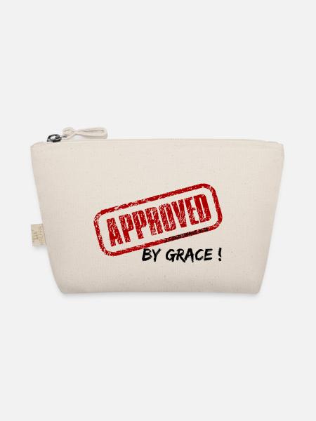 Best Received - 2 Cor/10:18 - Organic Pouch - nature - Front