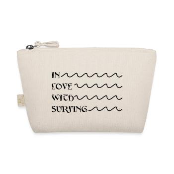 Surfing motif for surfing hobby - Organic Pouch - nature - Front
