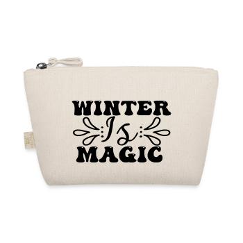 Winter Is Magic - Organic Pouch - nature - Front