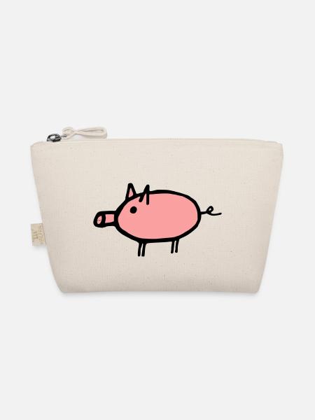 Cochon - Trousse biologique - nature - Devant