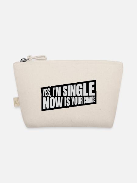 single now your chance - Bio-Täschchen - Natur - Vorne