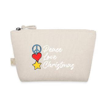 peace love christmas - Trousse biologique - nature - Devant