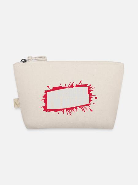 not antisocial anti stupid - Organic Pouch - nature - Front