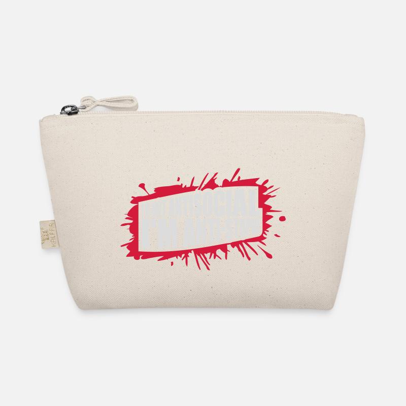 not antisocial anti stupid Bio-Täschchen