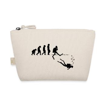 Evolution Graphic Diver Diving Scuba Diver Apnoe S - Bio-Täschchen - Natur - Vorne