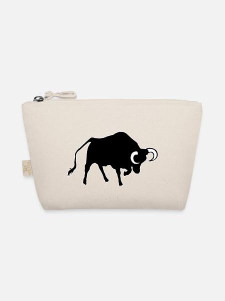 Stier - Bio-Täschchen - Natur