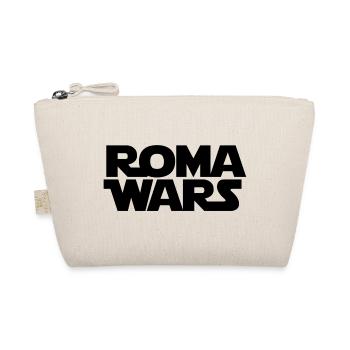 Roma Wars SW Design Black Letters - Organic Pouch - nature - Front
