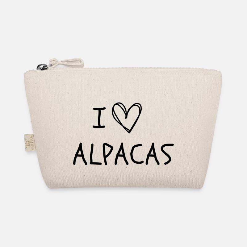 Ich liebe Alpacas Bio-Täschchen