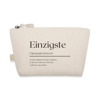 Einzigste - Bio-Täschchen - Natur - Vorne