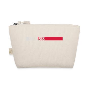 fearless Text Quote Design - Organic Pouch - nature - Front