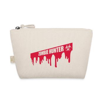 zombie hunter Halloween Zitat - Bio-Täschchen - Natur - Vorne