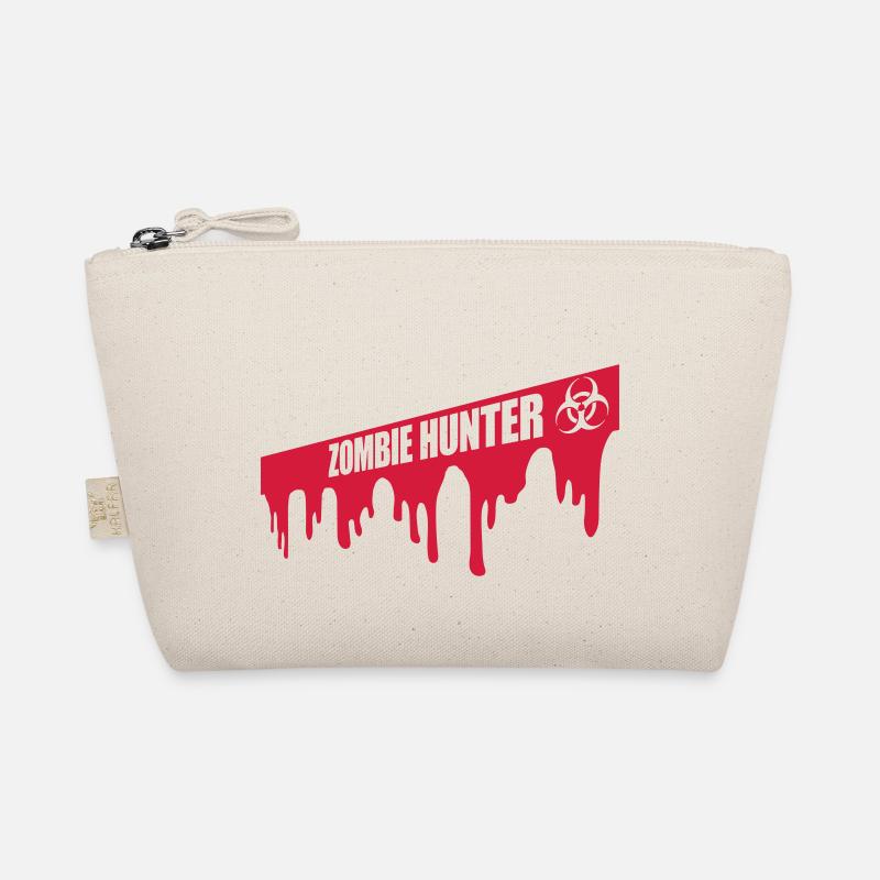 zombie hunter Halloween Zitat Bio-Täschchen