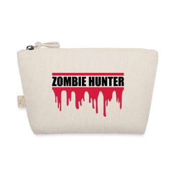 zombie hunter Halloween Zitat - Bio-Täschchen - Natur - Vorne