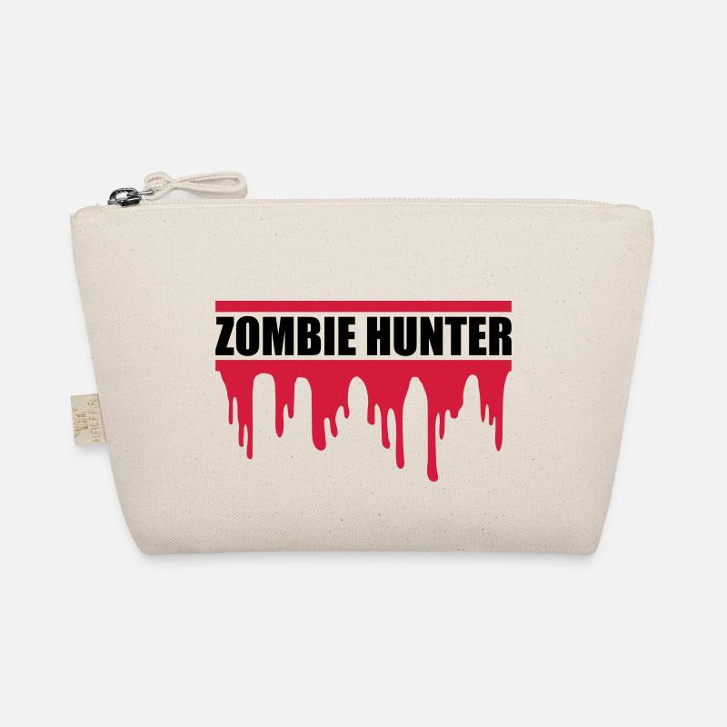 zombie hunter Halloween Quote Organic Pouch