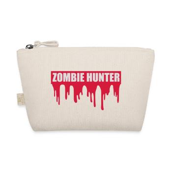 zombie hunter Halloween Zitat - Bio-Täschchen - Natur - Vorne