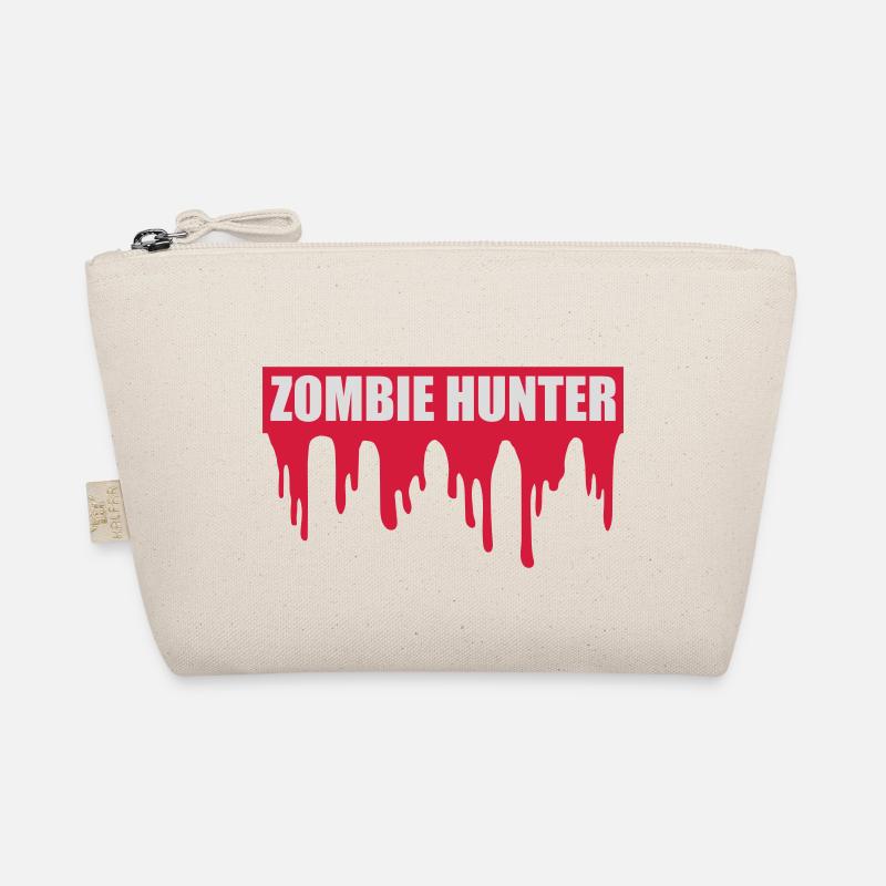 zombie hunter Halloween Quote Organic Pouch