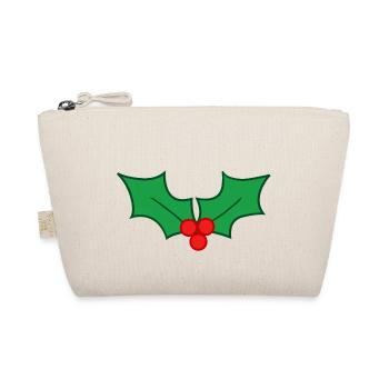 Christmas holly brings good luck - Organic Pouch - nature - Front