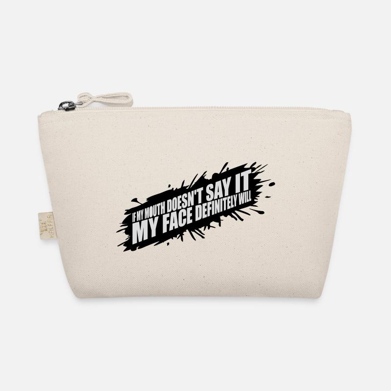 my face definitely will Bio-Täschchen