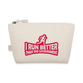 run better than government - Bio-Täschchen - Natur - Vorne