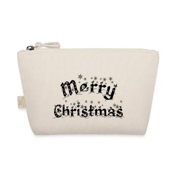 Merry Christmas - Bio-Täschchen - Natur - Vorne